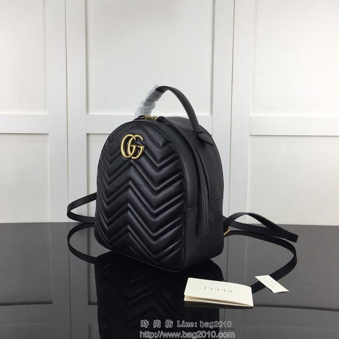 GUCCI古馳 新款 專櫃品質 頂級原單 476671 克色 女款 雙肩包HY1404